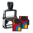 Fémházas bélyegzők többszínű, biztonsági lenyomattal